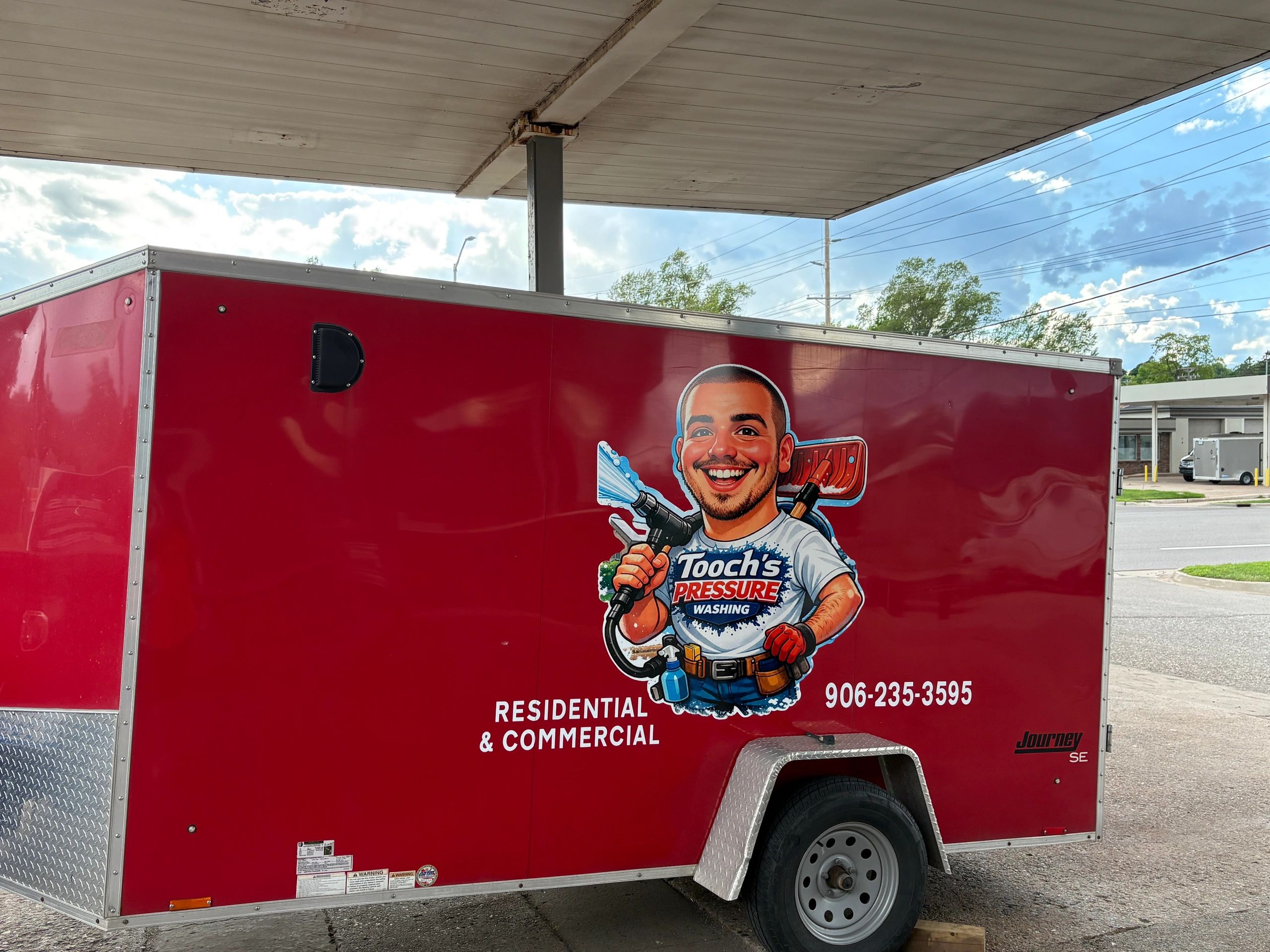 Tooch’s equipment trailer